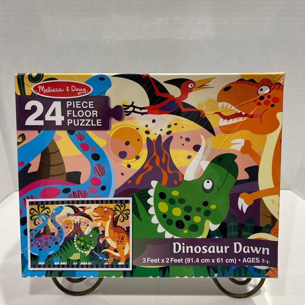 Melissa & Doug Dinosaur Dawn 24 piece floor puzzle